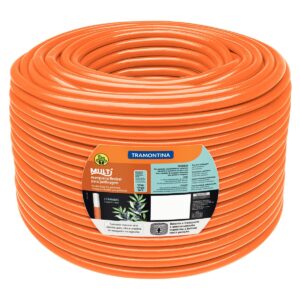 Mangueira Multi 1/2" Tramontina Laranja em PVC  / Por Metro