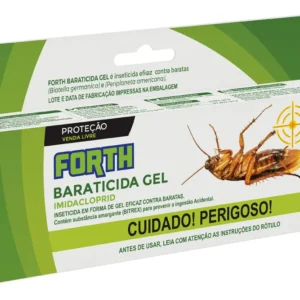 Forth Baraticida Gel Seringa De 10g Eficaz Contra Baratas