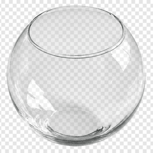 VIDRO BOLA  AQUÁRIO MEDIO