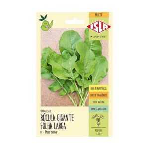 Sementes de Rúcula Gigante Folha Larga 500mg