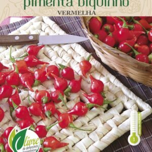 Sementes de Pimenta Biquinho(vermelha) 400mg