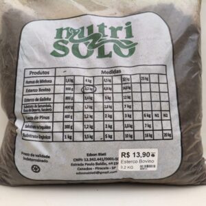 Esterco Bovino 3,2kg-Nutrisolo