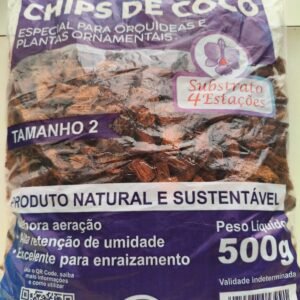 Chips de Coco tamanho dois 500g-4 Estações