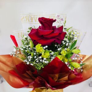 ARRANJO DE 1 ROSA COLOMBIANA